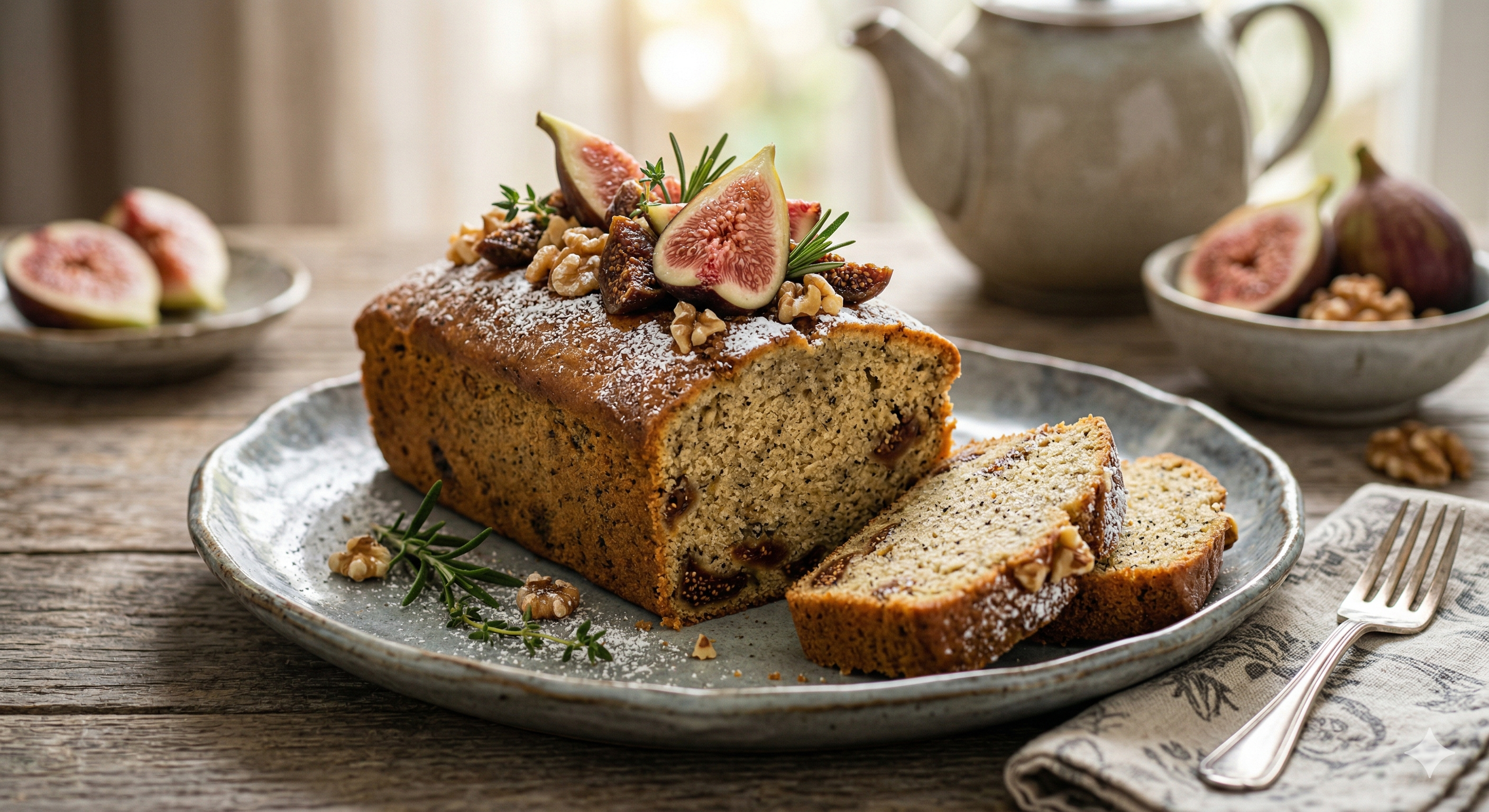 伯爵茶無花果純素磅蛋糕
