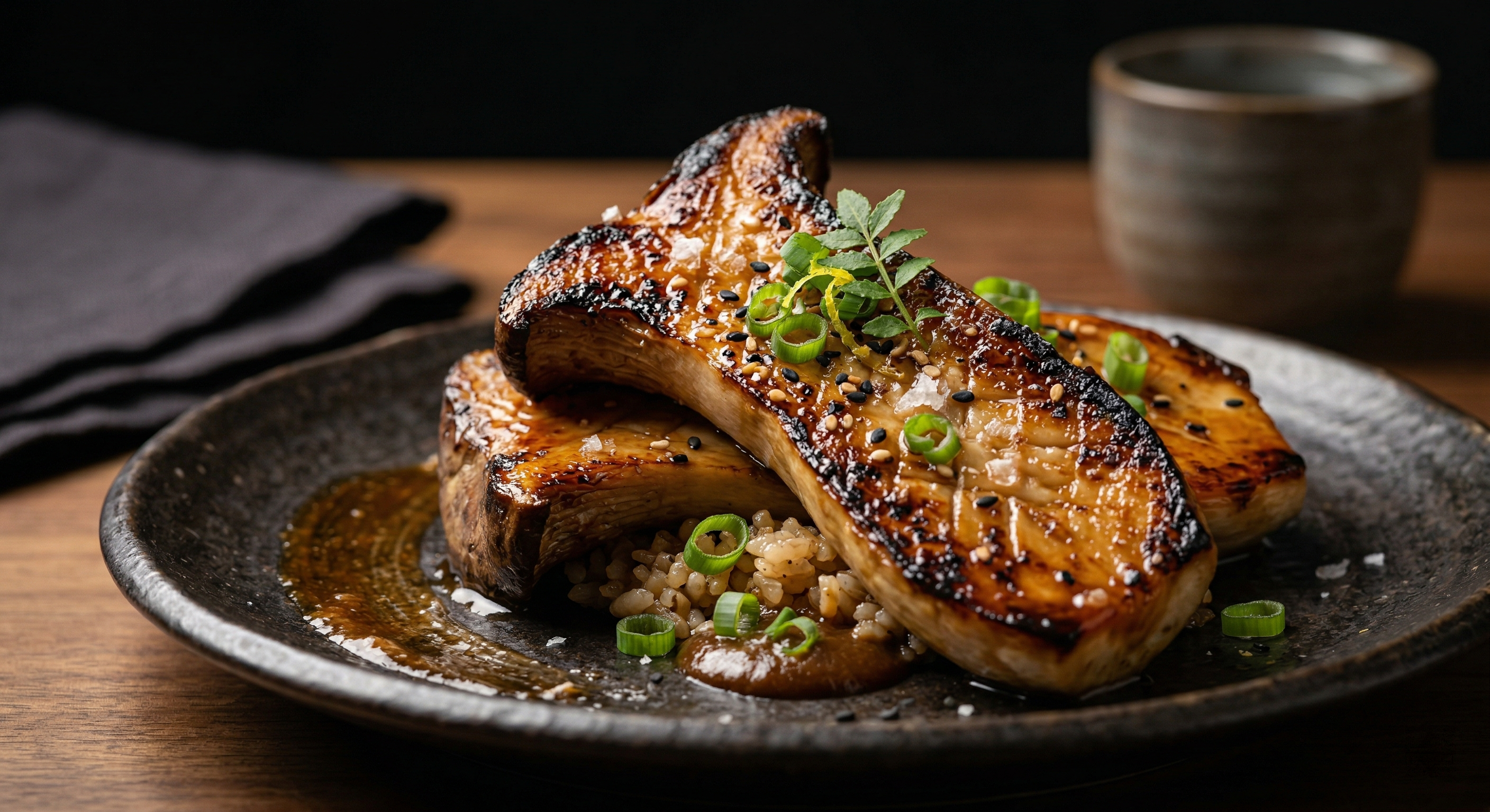 炙燒味噌杏鮑菇