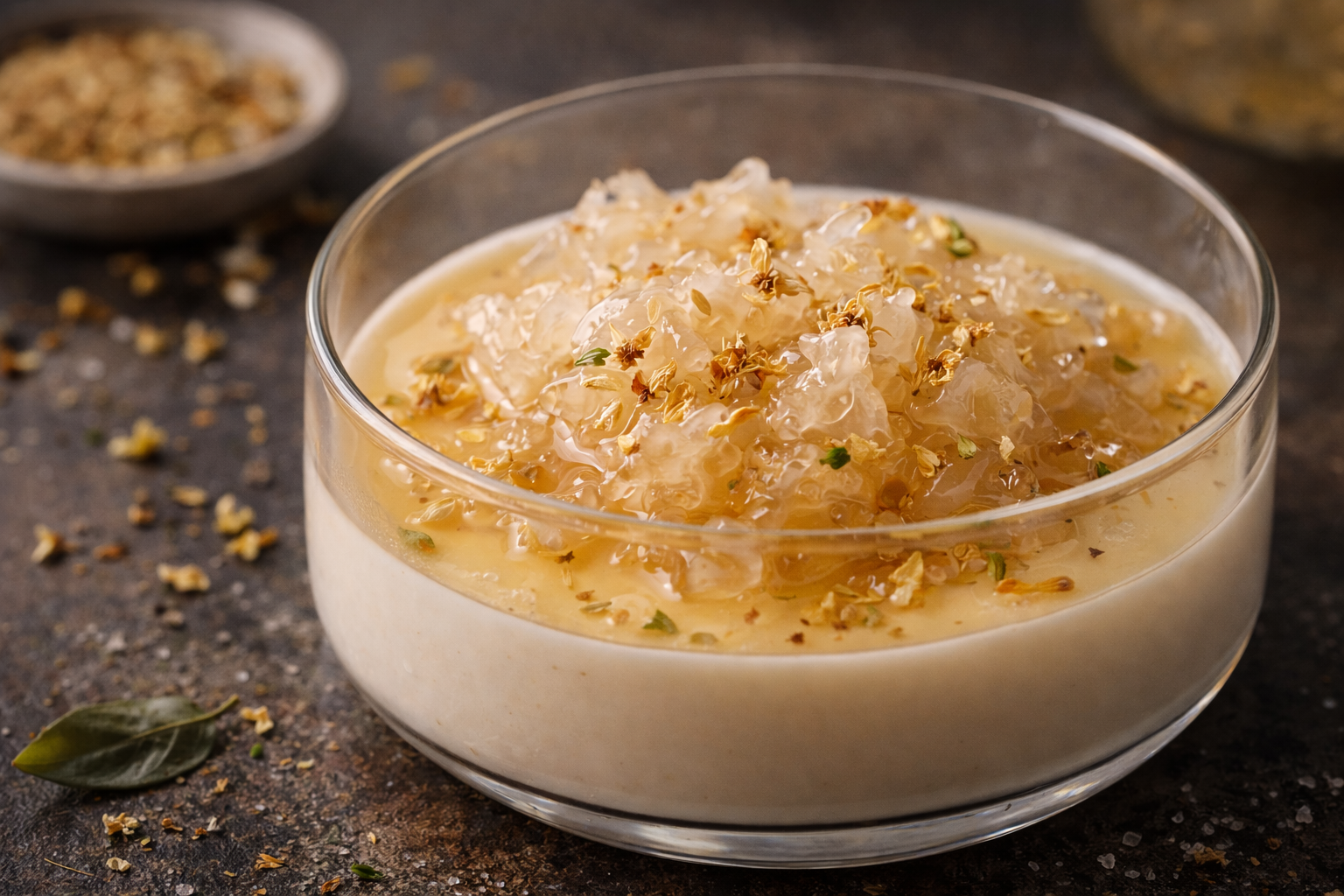 桂花雪耳燕麥奶酪